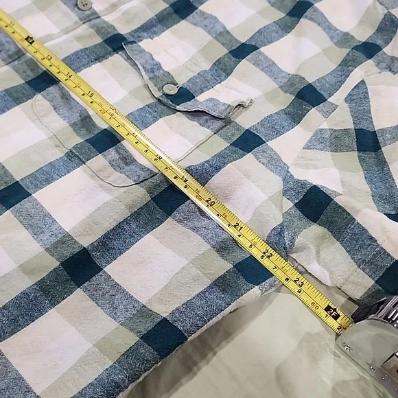 Men green XL casual/dress shirt - Picture 6 of 9